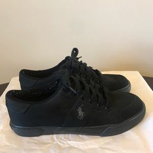 Men’s Polo by Ralph Lauren black shoes